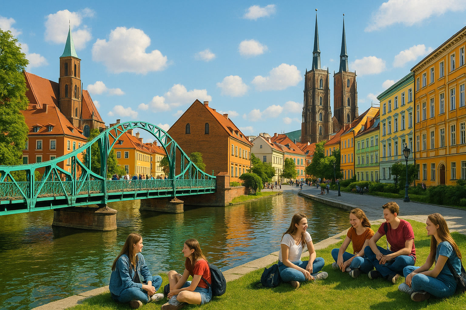 Wroclaw - student city in Poland