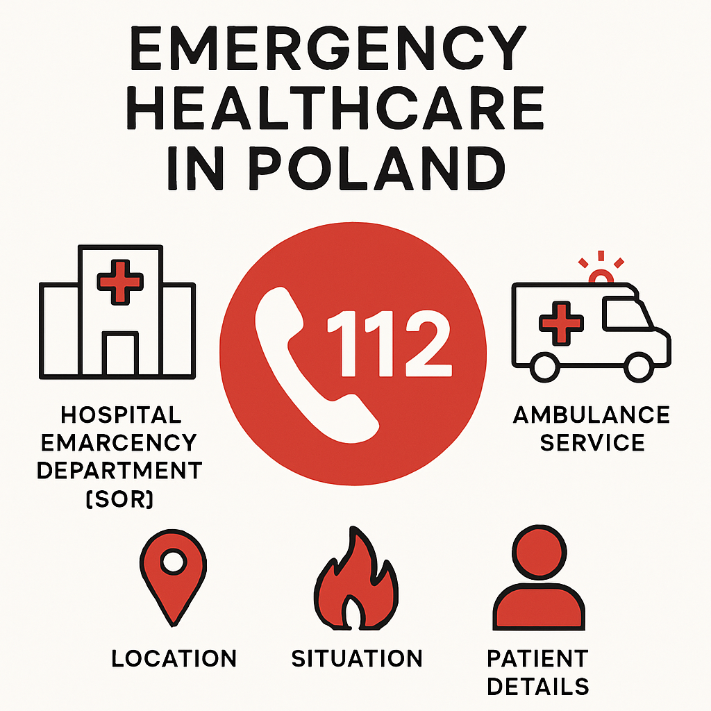 Emergency healthcare services in Poland and the 112 emergency number